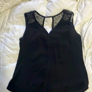 Banana Republic black lace top